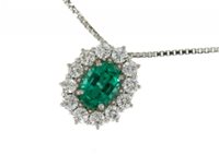 Collana Mirco Visconti Donna in Oro bianco Smeraldo 0.79 Ct IE83/B20S - IE83/B20S